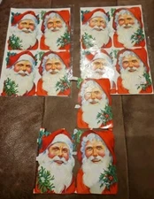 Mamelok Embossed Die Cut Scrap Reliefs A4 Decoupage Assorted Christmas Sheets 