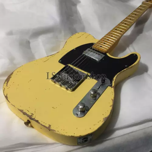 Vintage Relic TL Butterscotch Blonde Electric Guitar Aged Hardware High Quality