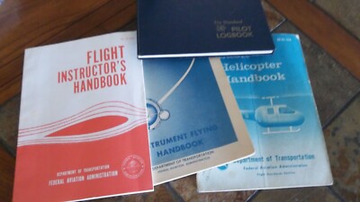 Flight Instructor's Handbook, Helicopter & Instrument Flying Handbook, Logbook