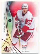 HENRIK ZETTERBERG 2024-25 SP GAME USED EDITION RED #195 RED WINGS MINT