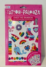 OOLY Tattoo-Palooza "Over the Rainbow" Skin-Friendly & Temporary Kid Tattoos