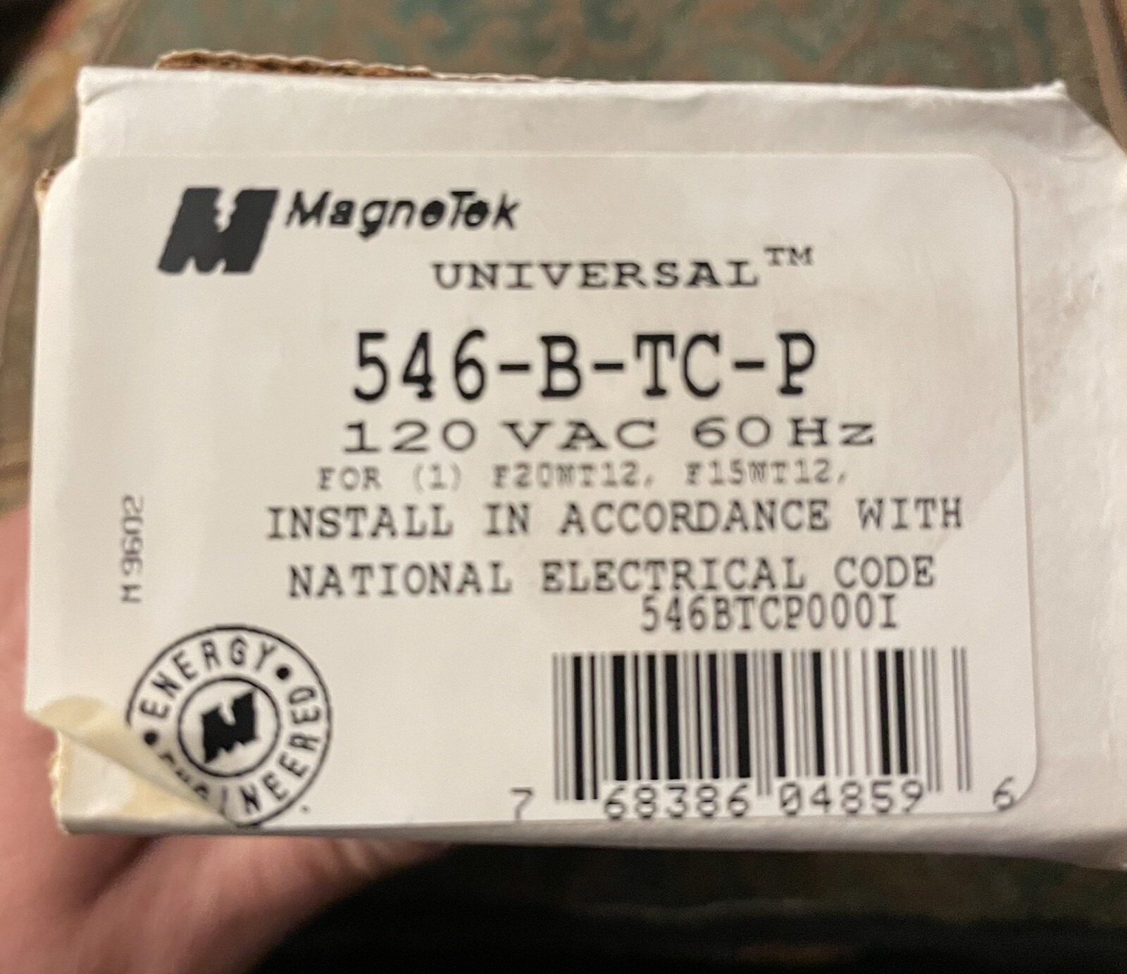 Universal Ballast 546BTCP 120VAC 60Hz New in Box eBay