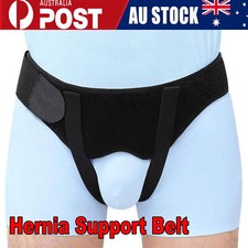 Men Hernia Support Belt Sports Inguinal Groin Hernia Pain Relief Truss Brace AU