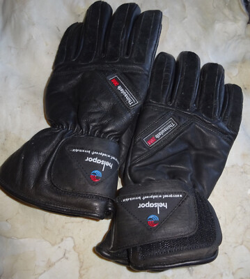 Damen Leder Motorrad-Handschuhe, Gr. 8, Thinsulate 3 M, helsapor