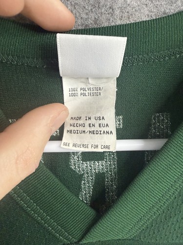 VTG New York Jets Jersey Men's Medium Green Curits Martin #28 Jersey Logo 7 - Imagen 4 de 10