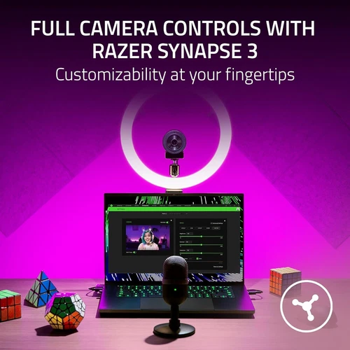 Razer Kiyo X Full HD Streaming Webcam Full HD 1080P (Open Box) - Bild 8 von 10
