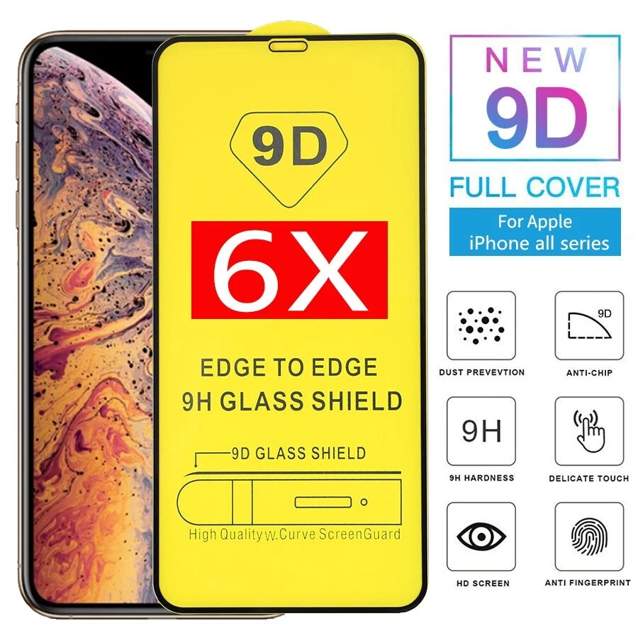 Black Cell Phone Screen Protectors for Apple iPhone X