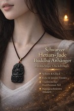 Buddha Jade Anhänger Amulett Glücksbringer Schutz Talisman Buddhist