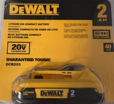 DEWALT DCB203 20V Max 2.0Ah Compact Lithium Ion Battery Pack NEW