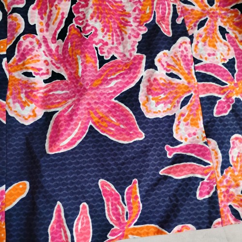 Lilly Pulitzer 4 Blumen Valli Shift Mini Gold bestickt Baumwolle Resort Strand - Bild 2 von 15