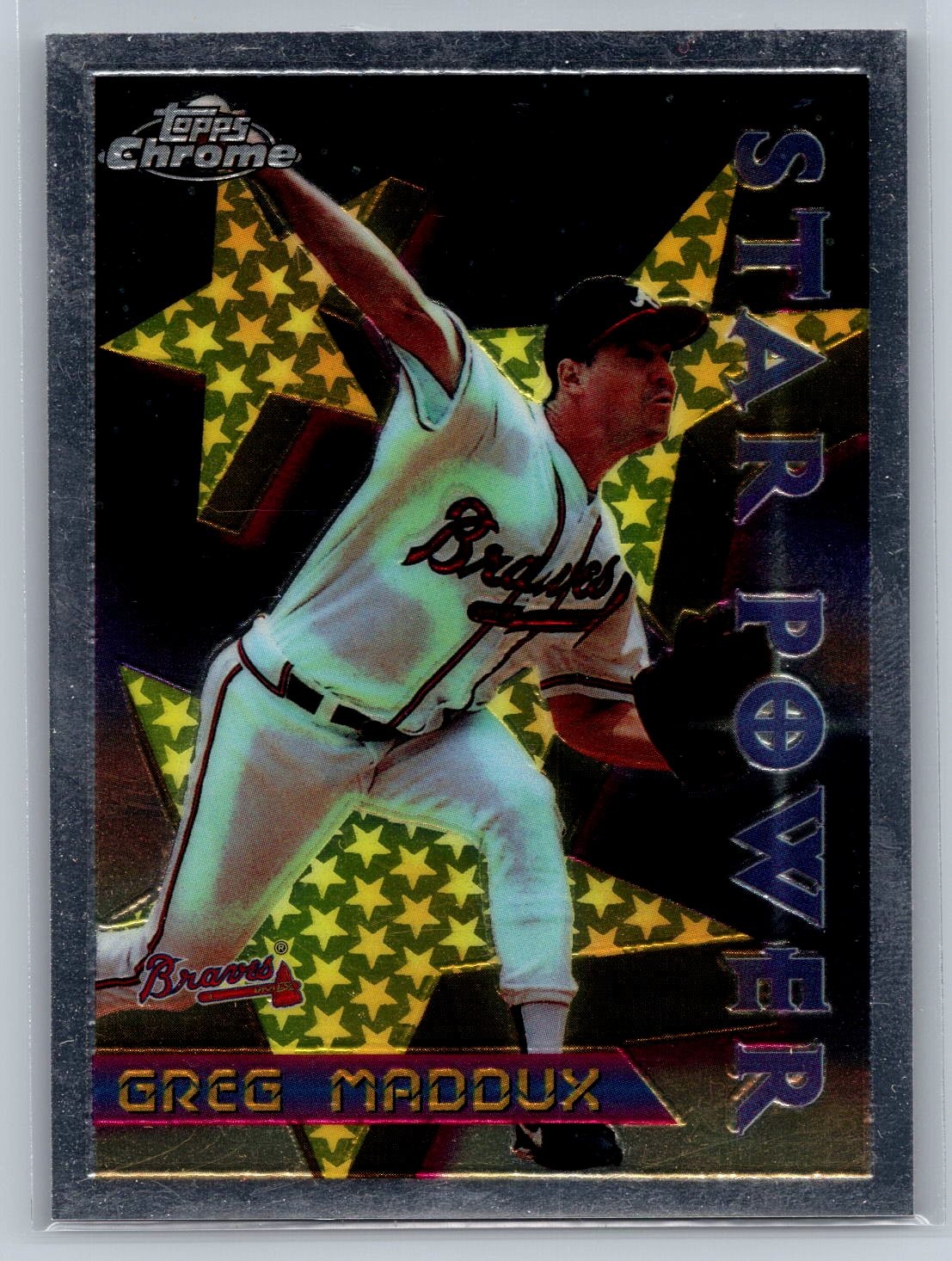 Greg Maddux 1996 Topps Chrome #3 HOF
