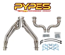 2018-2023 Mustang GT Pypes HDR79SK-1 3" Long Tube Exhaust Header Kit w/ Cats