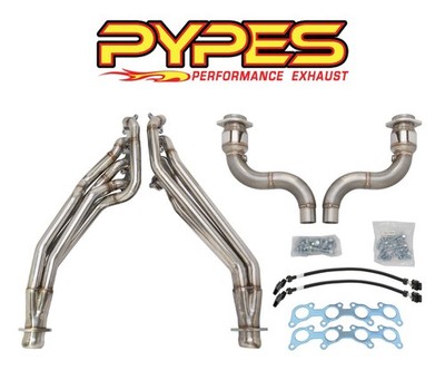 2018-2023 Mustang GT Pypes HDR79SK-1 3'' Long Tube Exhaust Header Kit w/ Cats