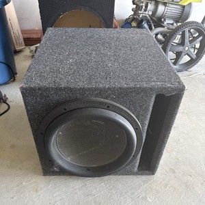 Apollo 12" Ported Subwoofer Enclosure Box, Carpeted Single Port
