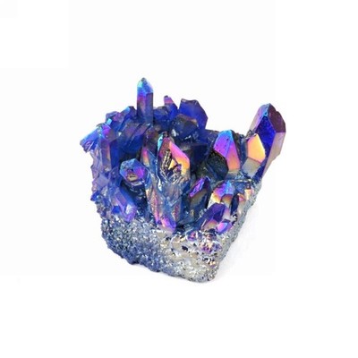 Aqua Angel Aura Bergkristall Stufe blau Höhe 29 mm AA-Qualität Laser Kristalle