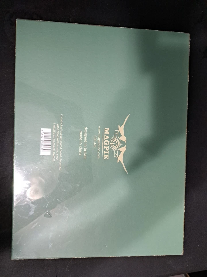 Magpie *Tom Frost* "Dusk Wildlife," Set Of 4 Extra Large Table Placemats - Image 2 of 2