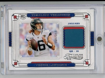 2021 Panini Chronicles - Timeless Treasures Jersey #TT-TLR Trevor Lawrence /399 