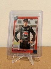 2022 Panini Chronicles - Clearly Donruss Rated Rookie Carson Hocevar #34 (RC)