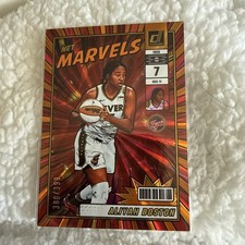 Panini 2025 Donruss WNBA Net Marvels Aliyah Boston #10 Indiana Fever 300/399