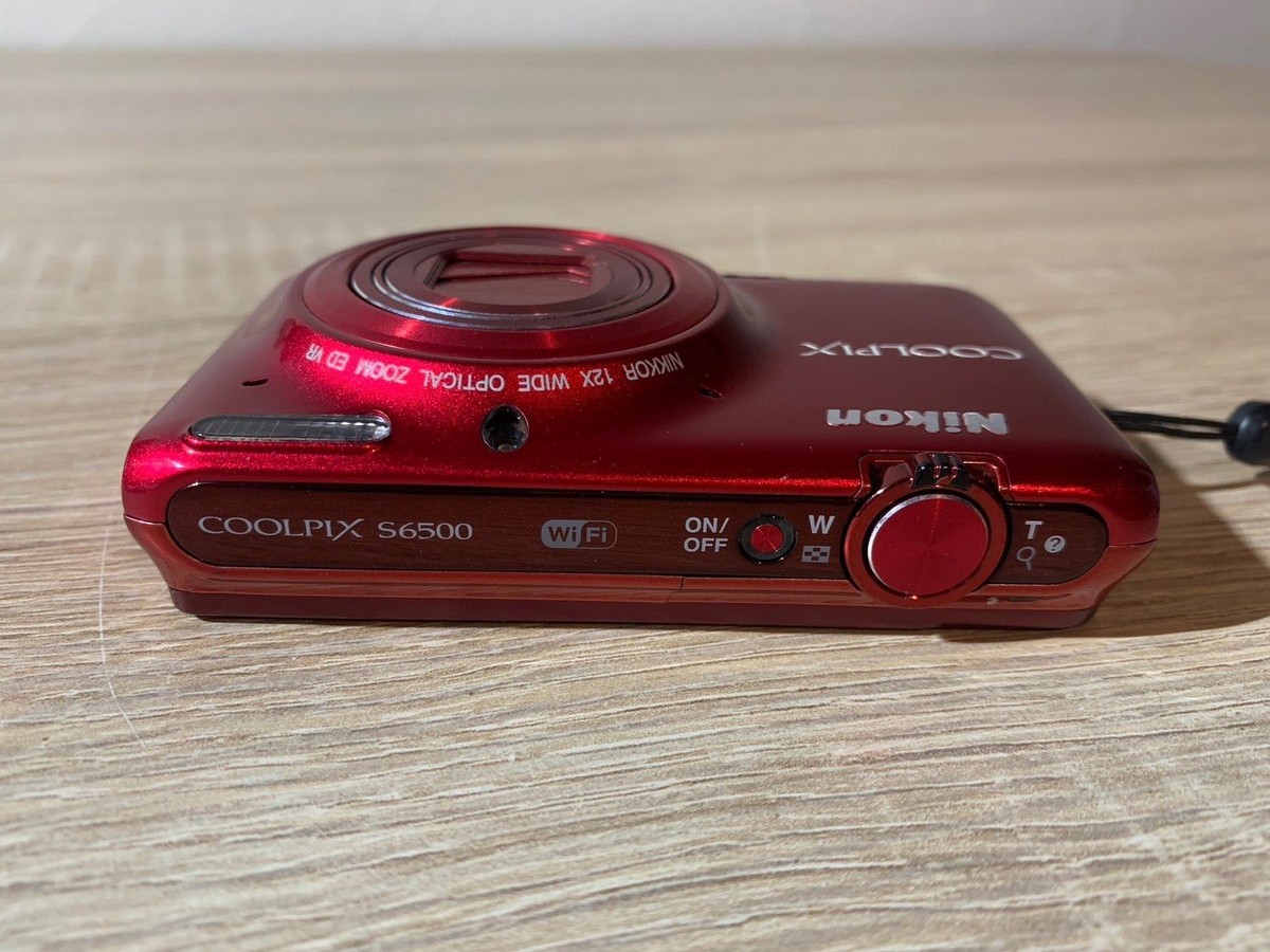 Nikon COOLPIX S6500 16.0MP Digital Camera - Red for sale online | eBay