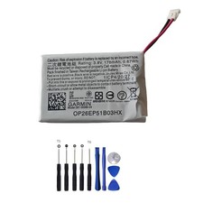 361-00086-24 178mAh Replacement Battery for Garmin Instinct Solar   STD-810G