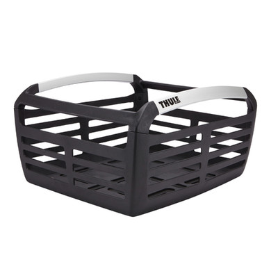 THULE FAHRRADKORB PACK N PEDAL BASKETBALL SCHWARZ VORNE HINTEN 26 5L