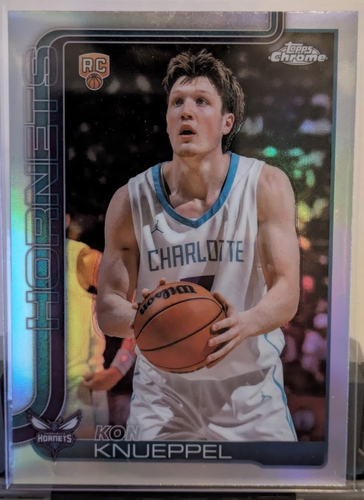 2025-26 Topps Chrome Basketball #254 Kon Knueppel Refractor RC