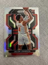 2021-22 Panini Silver Prizm Jalen Johnson RC Rookie #305 Atlanta Hawks