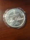 Vintage Johnson Matthey Scales One 1 Oz .999 Silver Bullion Round - No Reserve