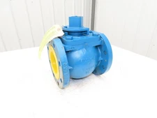 Milliken 601 Millcentric Plug Valve 4" Flanged 175CWP ANSI 125 Cast Iron