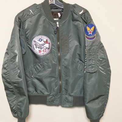 I. Spiewak & Sons Men's Type L-2Flight Bomber B-17 Jacket Size-M