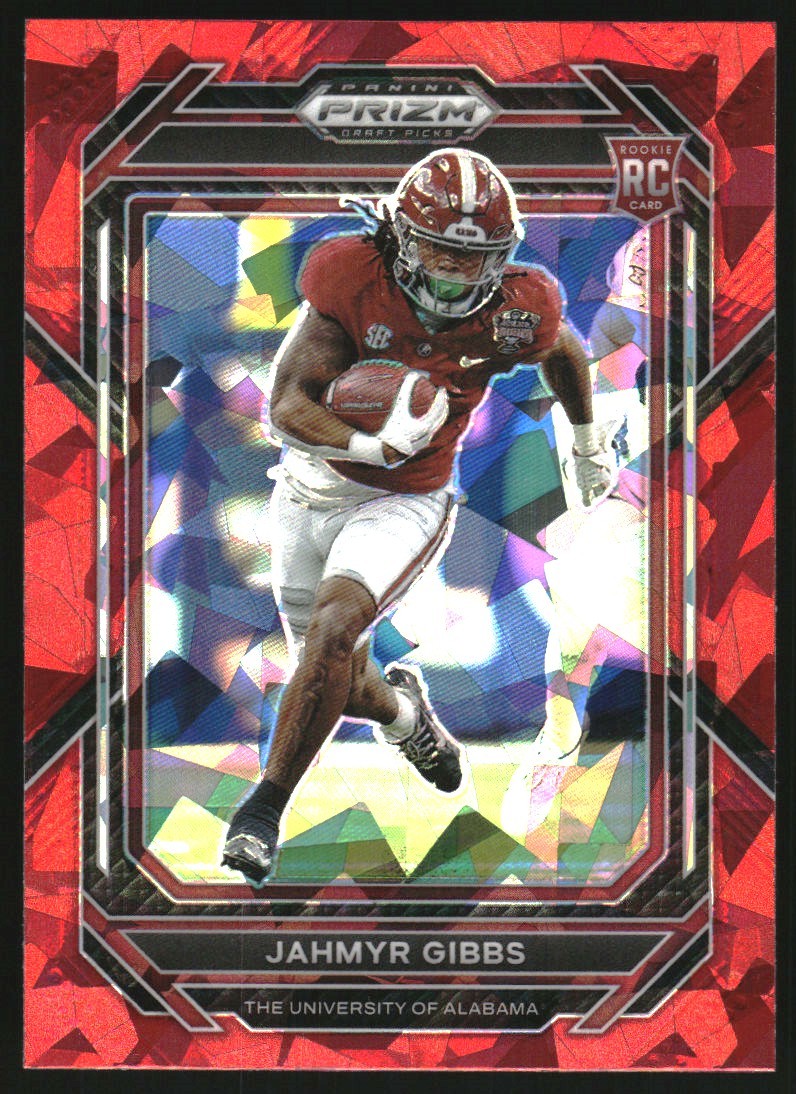 2023 Panini Prizm Draft Picks Prizms Red Ice #116 Jahmyr Gibbs - FB