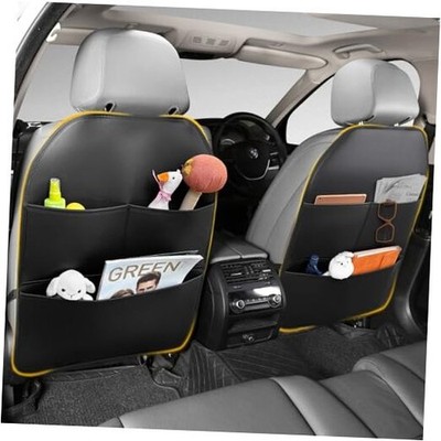  Car Seat Back Protector for Kids - Backrest Protector Prevents Damage from 