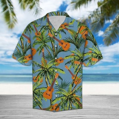 Ukulele Lovers Tropical Hawaiian Shirt