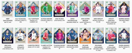 SINGLES - 2025 Parkside NWSL V2 Base Stars Shimmer /100