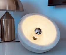 Lamp Lampada Tsuki DePadova In Marmo Calacatta, Designed By Fukasawa