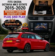 FITS SKODA OCTAVIA MK3 5E ESTATE MIB2 FULL Reversing Camera Retrofit Kit HD