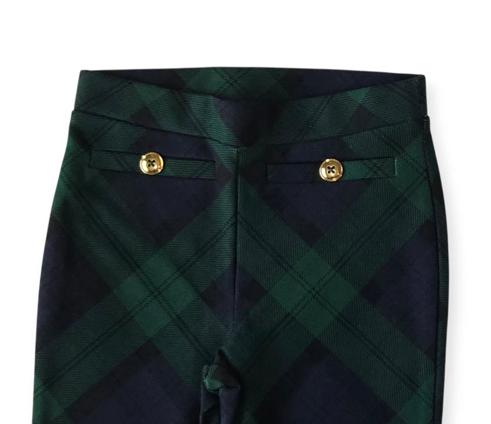 Новый с Ярлыками Gymboree праздник Express маленьких девочек Рождество клетку понте Jeggings, 4T - Изображение 2 из 3