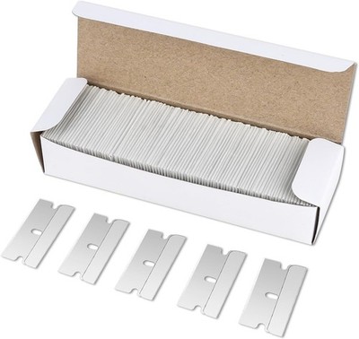  Ersatzklingen Ceranfeldschaber 100Stück, Razor Blades Metall Schaber Klingen,  