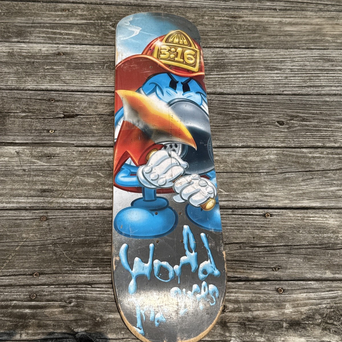 RARE Vintage WORLD INDUSTRIES Skateboard Deck WET WILLY | eBay
