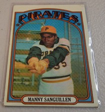 1972 Topps #60 Manny Sanguillen