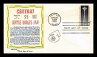 US COVER SEATTLE WORLDS FAIR CENTURY 21 EXPO FIRST DAY ISSUE KHOL KRAFT CACHET