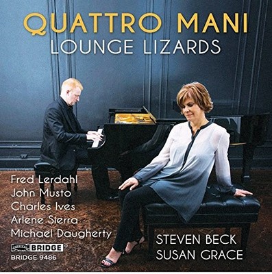 QUATTRO MANI / STEVEN / GRACE BECK - Lounge Lizards - CD - *NEW/STILL SEALED*