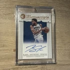 Karl-Anthony Towns #/149 2016-17 Panini Excalibur Manuscripts Autograph
