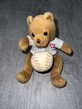 Ty Beanie Baby Shortstop the Baseball Bear with Baseball Plush Stuffed Toy 2005