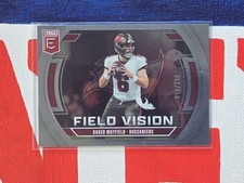 Baker Mayfield- Silver /799- Field Vision #5- 2025 Panini Elite Football- Buccs