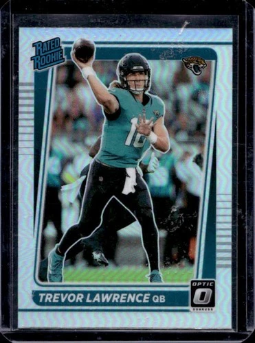 2021 Donruss Optic Trevor Lawrence Holo Rated Rookie #201 Jaguars