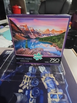 NEW Buffalo Games Reflections MOUNTAINS ON FIRE 750 piece puzzle