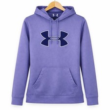 Under Armour Storm Hoodie Girls Youth Large Pullover Sweatshirt Lavender