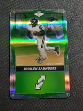 2025 UNO Elite Alt Jerseys Green Foil #151 Khalen Saunders New Orleans Saints